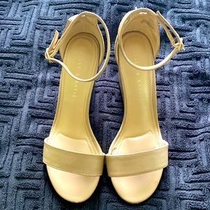 Beautiful nude wedges